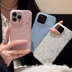 Long Lanh Da Rắn Mô Hình PU Da Trường Hợp Điện Thoại Cho Nữ Nửa Bìa Cứng Trường Hợp Điện Thoại Cho Iphone 16 15 13 14 12 11 Pro Max X - Product Image 1