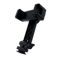Support de diffusion en direct multifonctionnel pour griffe porte-accessoire, avec pince de téléphone pliable pour prise de vue zénithale à 360 degrés