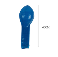 Huaien Factory 32-inch kristalkleurige langehals natuurlijke latex ballonnen grote animatie latex ballen voor nieuwjaarsdecoraties