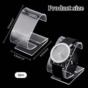 Rak Display jam tangan logam Modern, dengan pemegang Display garmen untuk rak penyimpanan perhiasan Desktop-promosi - Product Image 2