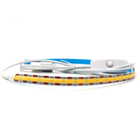 Lampu Strip LED COB 5V 320LED/m Dengan Pengontrol Sakelar Tombol Tekan USB IP20 3000K 6000K Bersertifikat CE ROHS Strip LED Fleksibel