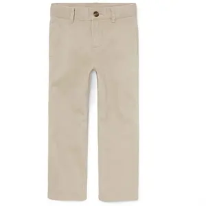 LF bambini scuola pantaloni primavera Casual a buon mercato cerniera vendita calda uniforme scolastica pantaloni kaki