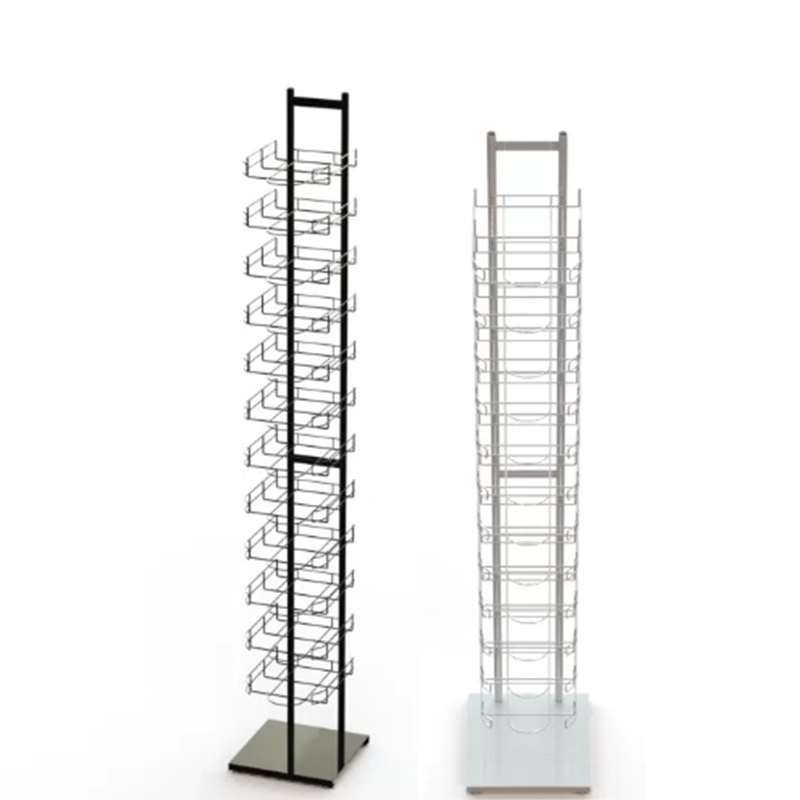 Apache Modern Customizable Floor Standing Metal Wire Cap Display Rack Easy Assembly Custom Logo for Store Display Stand — view 5