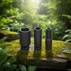 Juego de llaves de impacto Fervi de 3 piezas con accionamiento de 1/2 pulgada, longitud estándar profunda - Product Image 3