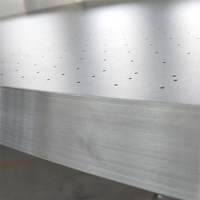 Table à vide ronde puissante en aluminium, plateforme circulaire à forte aspiration pour équipement de découpe spécial