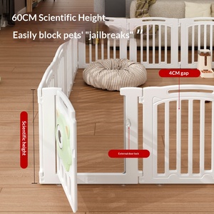 <span class=keywords><strong>2026</strong></span> Yeni Model Evcil Hayvan Kalemleri Malzemeleri İç Mekan Plastik Katlanabilir Kafes Ev Şeffaf Oyun Egzersiz Dinlenme Köpek Kedi Tavşan Çiti - Product Image 2