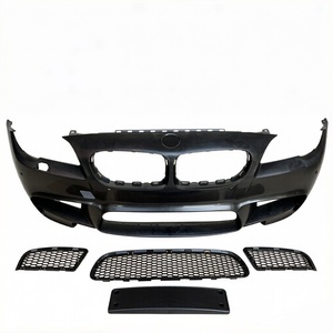 Kit Paraurti Anteriore Modificato M5 per BMW Serie 5 F10 <span class=keywords><strong>F18</strong></span> con Griglia e Porta Targa, Kit Carrozzeria Anteriore Aggiornato 2011-2017 - Product Image 1