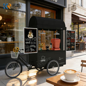 Tricycle à café électrique en fibre de verre, chariot à glaces, vélo alimentaire, solution commerciale mobile pour boissons et friandises - Product Image 4