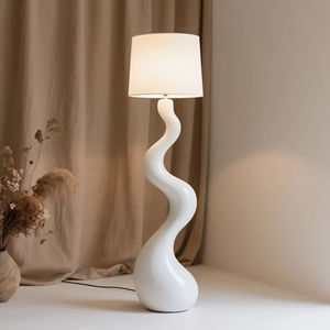 Modern Iron 3D <b>Printed</b> Standing Lamp for Bedroom and Interior Ambiance - Product Image 4