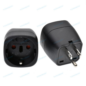 <span class=keywords><strong>Adaptateur</strong></span> de <span class=keywords><strong>prise</strong></span> européenne vers américaine, <span class=keywords><strong>adaptateur</strong></span> UE vers US, convertisseur de voyage Europe vers <span class=keywords><strong>USA</strong></span> pour prises EU Espagne <span class=keywords><strong>France</strong></span> Type C/E/F vers l'Amérique - Product Image 3
