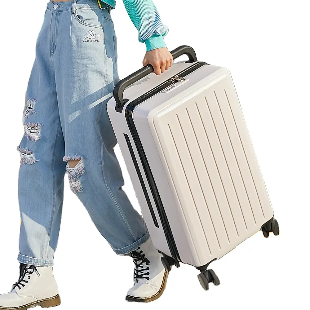Conjuntos de maletas de viaje para niñas, Maleta de 3 piezas de ancho, abs, maleta con estuche