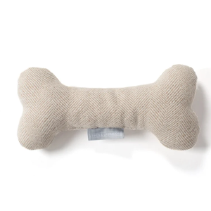 Giocattoli da masticare per cani personalizzati a spina di pesce in peluche Tweed Pet <span class=keywords><strong>Dog</strong></span> Puppy Bone Toy - Product Image 3