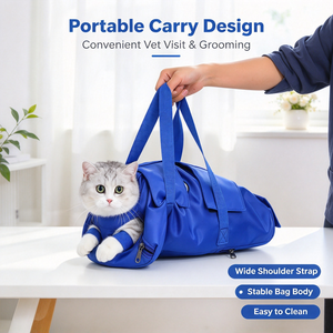Bolsa de Transporte para Gato Portátil, Antiarranhão, Macia, para Viagem e Higiene, Cães e Gatos Pequenos - Product Image 4