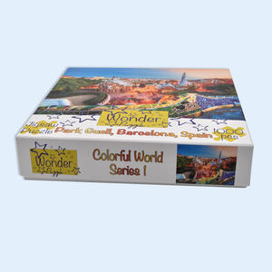 Livraison directe de 1000 pièces de puzzle, machine à puzzles personnalisée, jeux de puzzles avec boîte couleur - Product Image 5