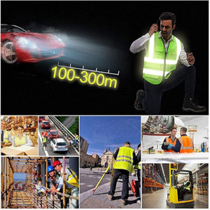 Yolite all'ingrosso della cina personalizza la giacca riflettente Molle gilet stampa con logo della rete di sicurezza abbigliamento gilet ad alta luminosità - Product Image 4