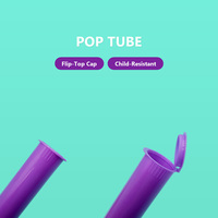 Tube à griffes en PP pour le stockage des semences, avec couvercle à pression, refermable, étiquette personnalisée, en vrac