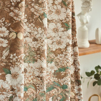 Rouleaux de tissu pour rideaux imprimés de style américain de haute qualité, tissu pour rideaux imprimé en polyester moderne