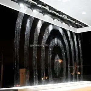 Hot Sale Digital Water Curtain Customized In Water Fountain Indoor Waterfall