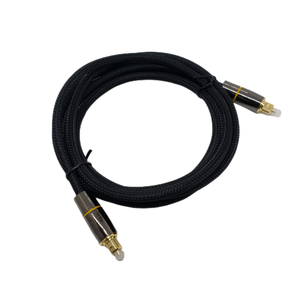 Câble <span class=keywords><strong>audio</strong></span> <span class=keywords><strong>numérique</strong></span> <span class=keywords><strong>optique</strong></span> Toslink plaqué or 24 carats (<span class=keywords><strong>S</strong></span>/<span class=keywords><strong>PDIF</strong></span>) mâle vers mâle, prise en charge SPDIF, Dolby 7.1 DTS, fibre <span class=keywords><strong>optique</strong></span>, nylon tressé - Product Image 5