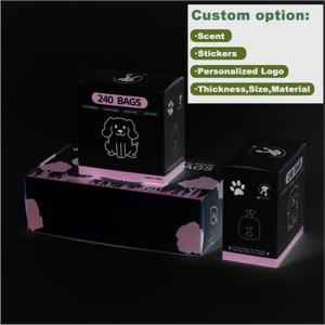 Eco Friendly Outdoor Walks <b>Lock</b> in Odor <b>Portable</b> Biodegradable Dog Waste Poop Bags - Product Image 1