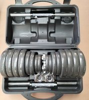 Ensemble d'haltères en fonte peinte de 30 kg de haute qualité pour la musculation en gros