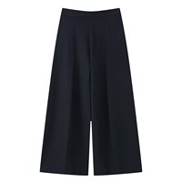 Pantalon plissé coupe bootcut décontracté et élégant pour femme, style rétro européen et américain, collection automne, vente en gros ZR
