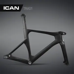 2022 New Aero T700 Carbon Track Bike Frame build with 700C Track wheel