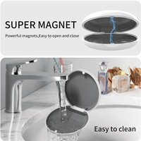 Boîte de rangement portable pour appareil orthodontique, soins bucco-dentaires, étui en silicone pour aligneur dentaire, vente chaude