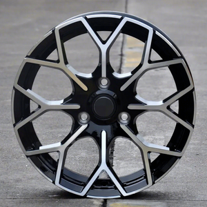 Jantes en alliage d'aluminium moulé modifiées Mercedes-Benz Smart Elf, multi-rayons, noir semi-brillant, 15-17 pouces, vente en gros - Product Image 6