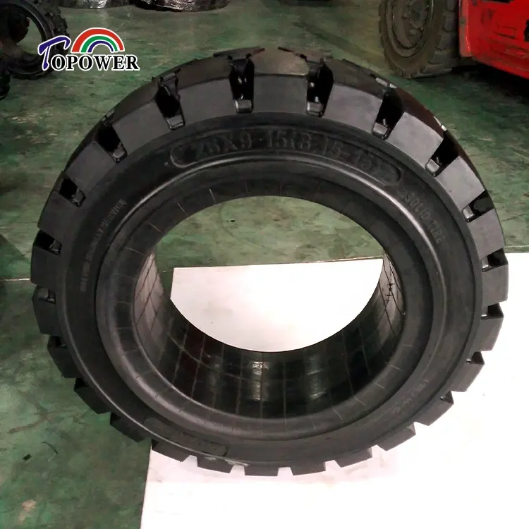 Neumáticos sólidos 28x9-15de alta resistencia, alta calidad y alta capacidad de carga para vehículos agrícolas y mineros
