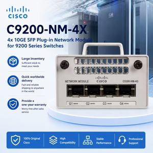 Module réseau enfichable 4x 10GE SFP pour commutateurs de la série 9200, référence C9200-NM-4X, garantie 1 an, en stock - Product Image 1