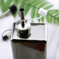 Verseur en acier inoxydable pour bouteilles – Bec verseur pour huile, vinaigre, vin – Distributeur pour cuisine, bar, bouteilles en verre