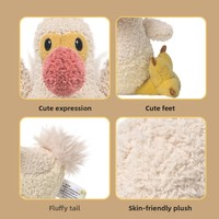 Jouet Dodo en peluche courte, poupée mignonne en peluche, oreiller de sommeil doux, cadeau d'anniversaire unisexe, 31cm 50cm