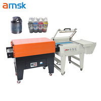 BS-G4525+4030 Machine d'Emballage Rétractable Semi-Automatique à Tunnel de Chauffage pour Bouteilles PET d'Eau avec Scelleuse de Film à Membrane Semi-Automatique