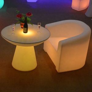 Table de bar led mobilier d'extérieur narguilé géante <span class=keywords><strong>discothèque</strong></span> ensembles de meubles de bar lumineux table de cocktail table basse - Product Image 2