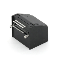 Conector SATA Estándar de Dos Orificios Tipo DIP, Conector Macho SATA Serial de Doble Capa de 14 Pines