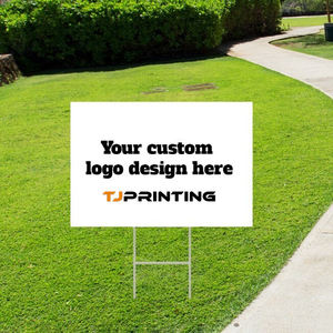 Panneaux de signalisation extérieurs imperméables et indéformables 18x24 pouces avec impression couleur et piquet en H pour la publicité de <span class=keywords><strong>recrutement</strong></span> de groupes de voyage et d'hôtellerie - Product Image 6