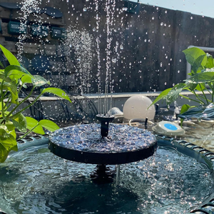 2025 nouvelle fontaine solaire avec 7 modèles de pulvérisation pompe de fontaine flottante solaire pour étangs de jardin, fontaines, bains d'oiseaux, aquariums - Product Image 1