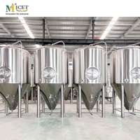 Cuve de Fermentation pour Brasserie Artisanale 1000L 1200L 1500L, Fermenteur Conique sous Pression SUS304/316, Unitank Isobare CCT CKT