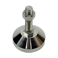 Pieds de nivellement réglables en acier inoxydable 304, robustes, pour équipement industriel, anti-vibrations et anti-bruit
