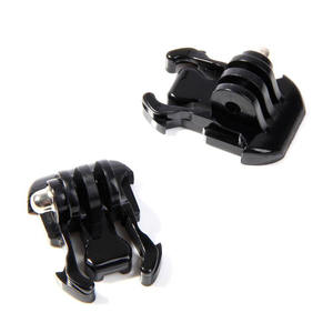 2X connecteur d'adaptateur de montage de base de caméra d'action à boucle plate verticale pour <span class=keywords><strong>GoPro</strong></span> Hero 12 11 10 9 <span class=keywords><strong>8</strong></span> 7 6 DJI Osmo - Product Image 2