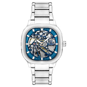 Montre pour homme carrée luminescente, bracelet en acier étanche, montre de mode automatique mécanique - Product Image 5