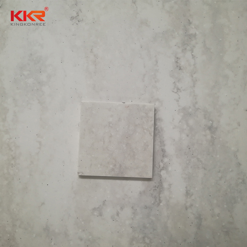 KKR Prix de Gros Bâtiment Pierre Artificielle Pierre Staron Dalle de Surface Solide En Résine Polyester