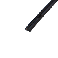 Câble de câblage LED KMD 2468 en cuivre pur torsadé, section en bambou, 22 AWG, isolé PVC, vert, double conducteur, 300V, en rouleau, simple