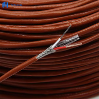 Câble de thermocouple blindé de type T, 2 conducteurs, isolé en PTFE, haute flexibilité, IP65, capteur de température de précision pour le chauffage