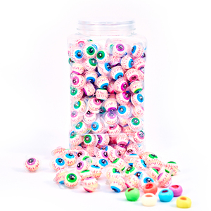 Bonbons Gélifiés Œil Halal Personnalisés, Vente en Gros, Arôme Fruité 2g~10g, Emballage en Bouteille Direct Usine, Production Rapide - Product Image 3