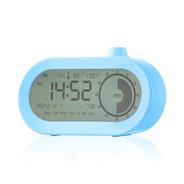 High Definition Lcd Display Screen Led Digital Clock Multi-Functional Timer Calendar/Alarm/Temperature/Countdown Timer