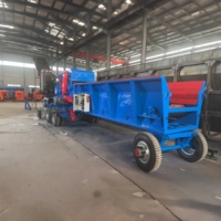 Broyeur de bois à tambour CE avec moteur et engrenages, machine industrielle pour branches d'arbres, biomasse, sciure de bois, combustible, capacité 3-40T