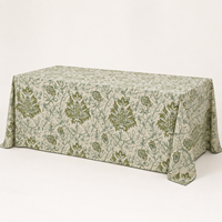 Nappe de table rectangulaire en polyester à motif personnalisé pour événements extérieurs, mariages, fêtes et location – Vente en gros usine