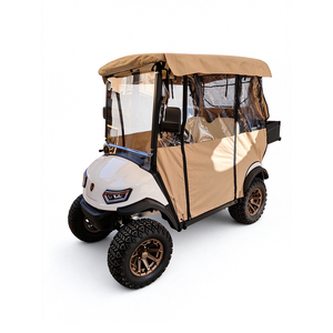 Carrito de Golf Eléctrico de 4 Plazas, Versión Mejorada, 48V, Ultra Largo Alcance, Blanco, Azul, Negro, Carrito de Patrulla Eléctrico de Seguridad - Product Image 3